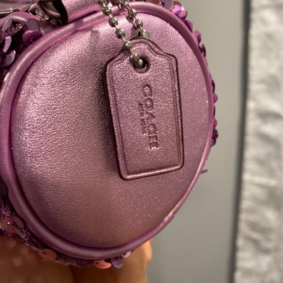 Coach | Nolita Barrel Bag | Lilac Sequins - Picture 5 of 7